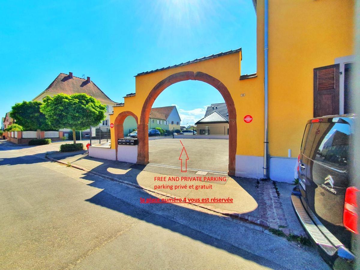 -Gite Cocoon Spa-Jacuzzi-Jardin-Parking Prive-Climatisation Holtzwihr Exterior photo