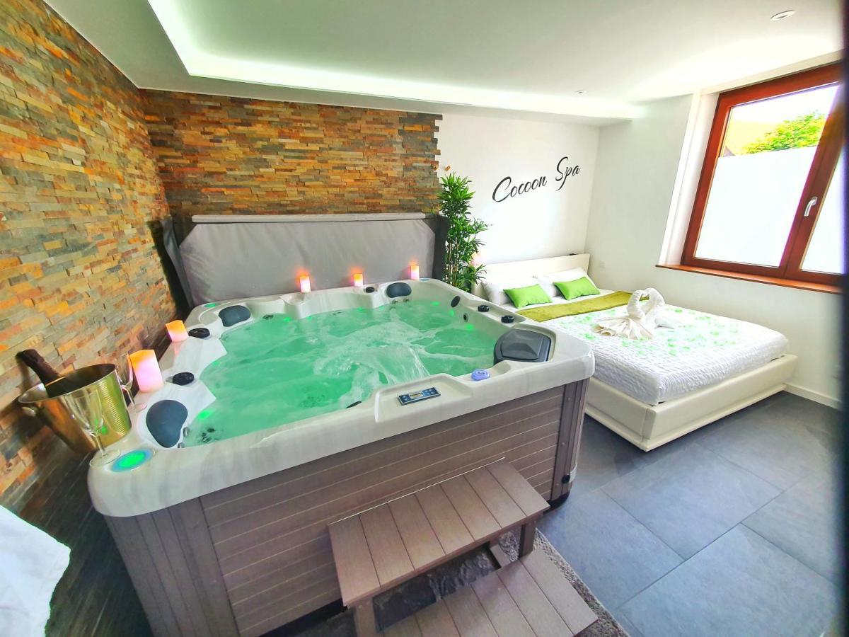 -Gite Cocoon Spa-Jacuzzi-Jardin-Parking Prive-Climatisation Holtzwihr Exterior photo